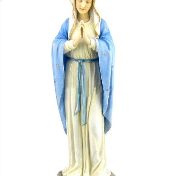 ✨ Blessed Virgin Mary by Veronese Design 🙏🏻 Holy Journey Religious Statue 🙏🏻 - Picture 12 of 16